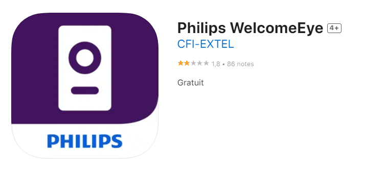 Philips WelcomeEye Connect App