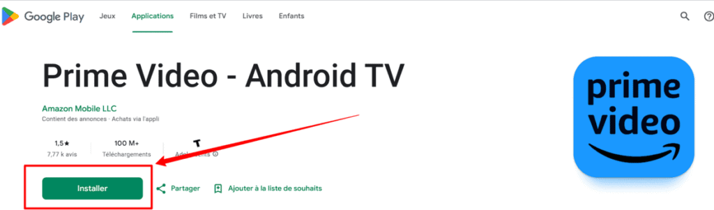 Comment installer Amazon Prime sur Smart Tv Android