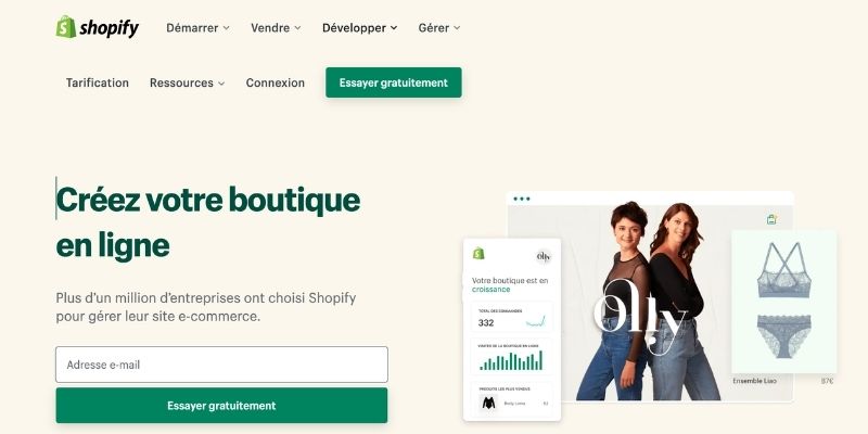 Shopify, plateforme e-commerce